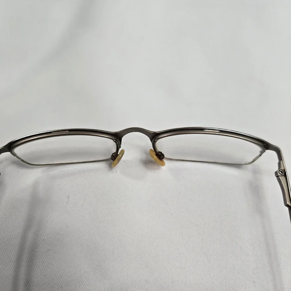 VTG Esprit 9107 Brown Metal Half Rimless Eyeglasses Frames 140mm Color-035 Retro